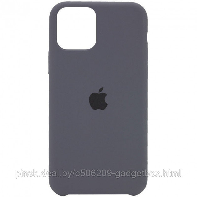 Чехол Silicone Case для Apple iPhone 11 Pro, #15 Dark Gray (Темно-серый) - фото 1 - id-p146124544