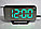 Настольные часы DS-3625L зеленый, фото 3