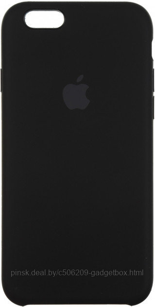 Чехол Silicone Case для Apple iPhone 6 / iPhone 6S, #18 Black (Черный) - фото 1 - id-p130057783