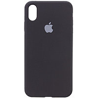 Чехол Silicone Case для Apple iPhone X Max / iPhone XS Max, #18 Black (Черный)