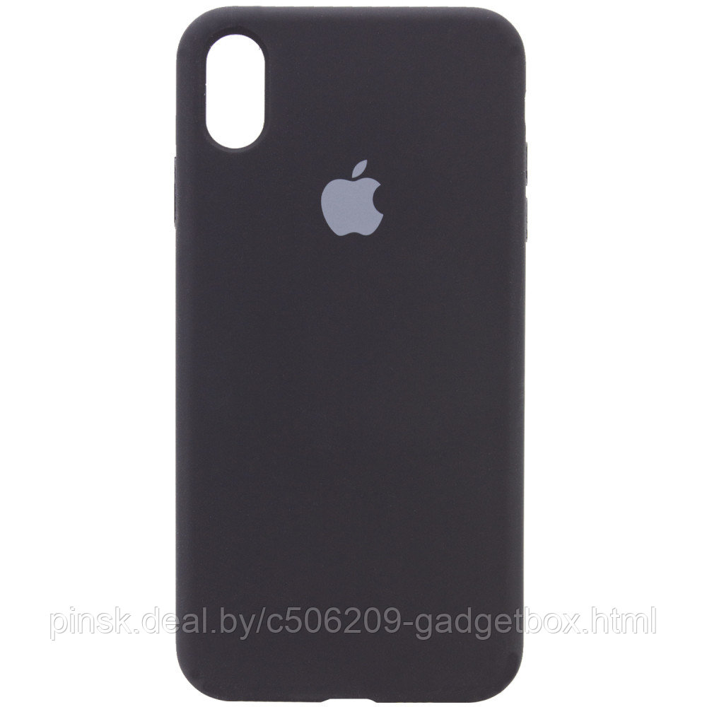 Чехол Silicone Case для Apple iPhone X / iPhone XS , #18 Black (Черный) - фото 1 - id-p130058063