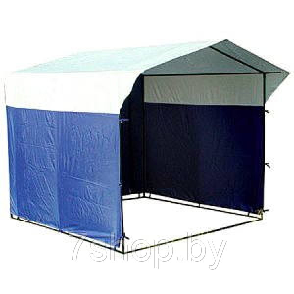 Торговая палатка МИТЕК 3,0х1,9 м разборная синий/белый - фото 1 - id-p4616222