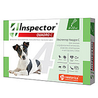 Inspector Quadro Капли для собак 4-10кг.