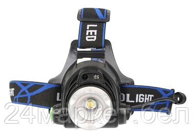 E1336 (фонарь налобный 3,7В, черный) ULTRAFLASH