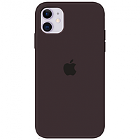 Чехол Silicone Case для Apple iPhone 11, #22 Cocoa (Шоколадный)