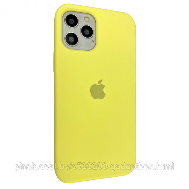 Чехол Silicone Case для Apple iPhone 11 Pro, #32 Flash (Желтый неон) - фото 1 - id-p146124561