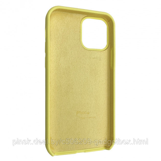 Чехол Silicone Case для Apple iPhone 11 Pro, #32 Flash (Желтый неон) - фото 3 - id-p146124561