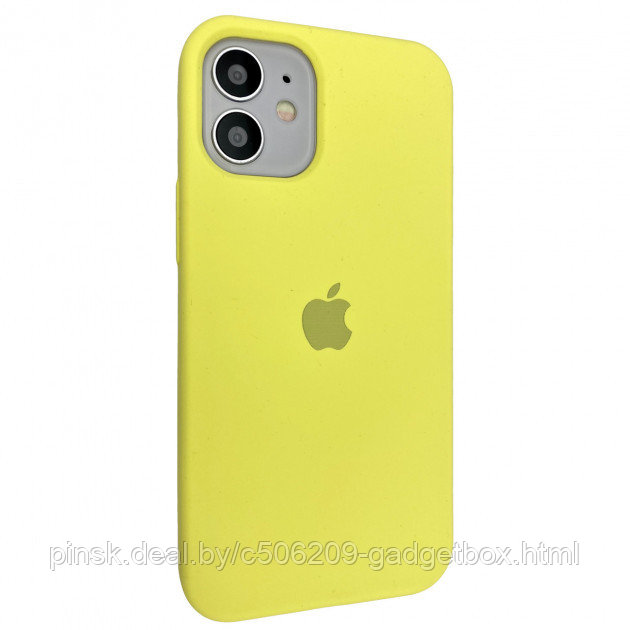 Чехол Silicone Case для Apple iPhone 11, #32 Flash (Желтый неон) - фото 1 - id-p146124491