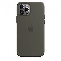 Чехол Silicone Case для Apple iPhone 11 Pro Max, #34 Dark olive (Темно-оливковый)