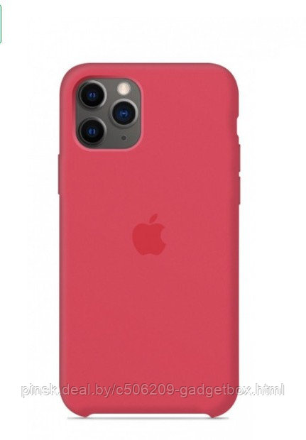 Чехол Silicone Case для Apple iPhone 11 Pro, #39 Red raspberry (Малиновый) - фото 1 - id-p146124568