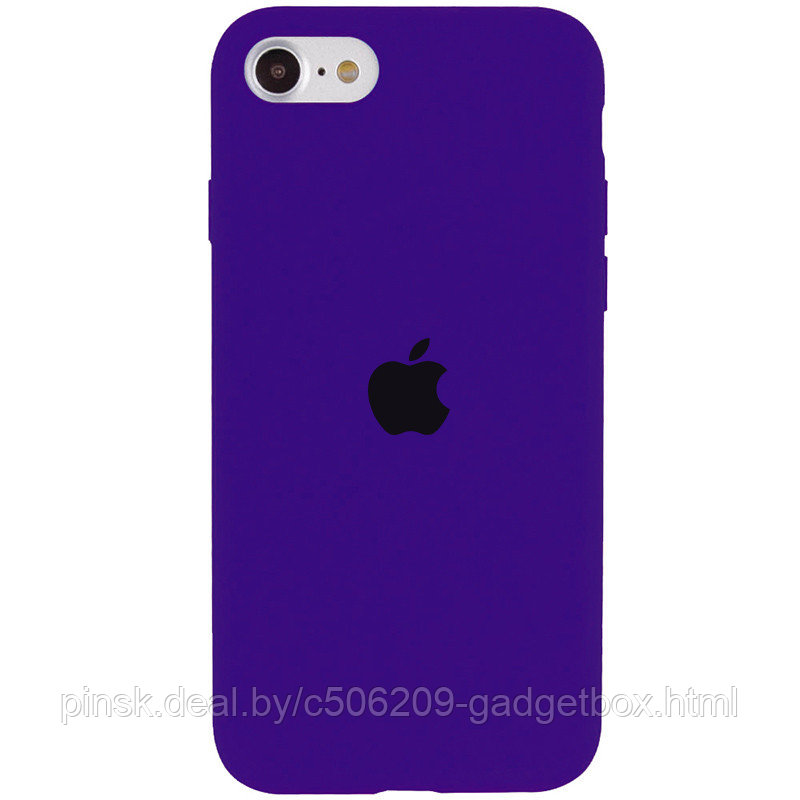 Чехол Silicone Case для Apple iPhone 7 / iPhone 8 / SE 2020, #40 Ultra blue (Ультра-синий) - фото 1 - id-p130057945