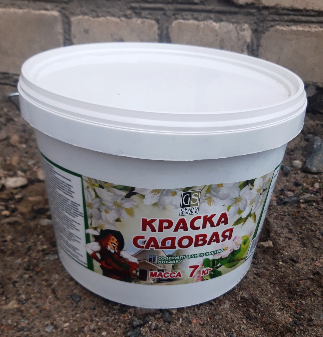 Краска садовая, 7 кг