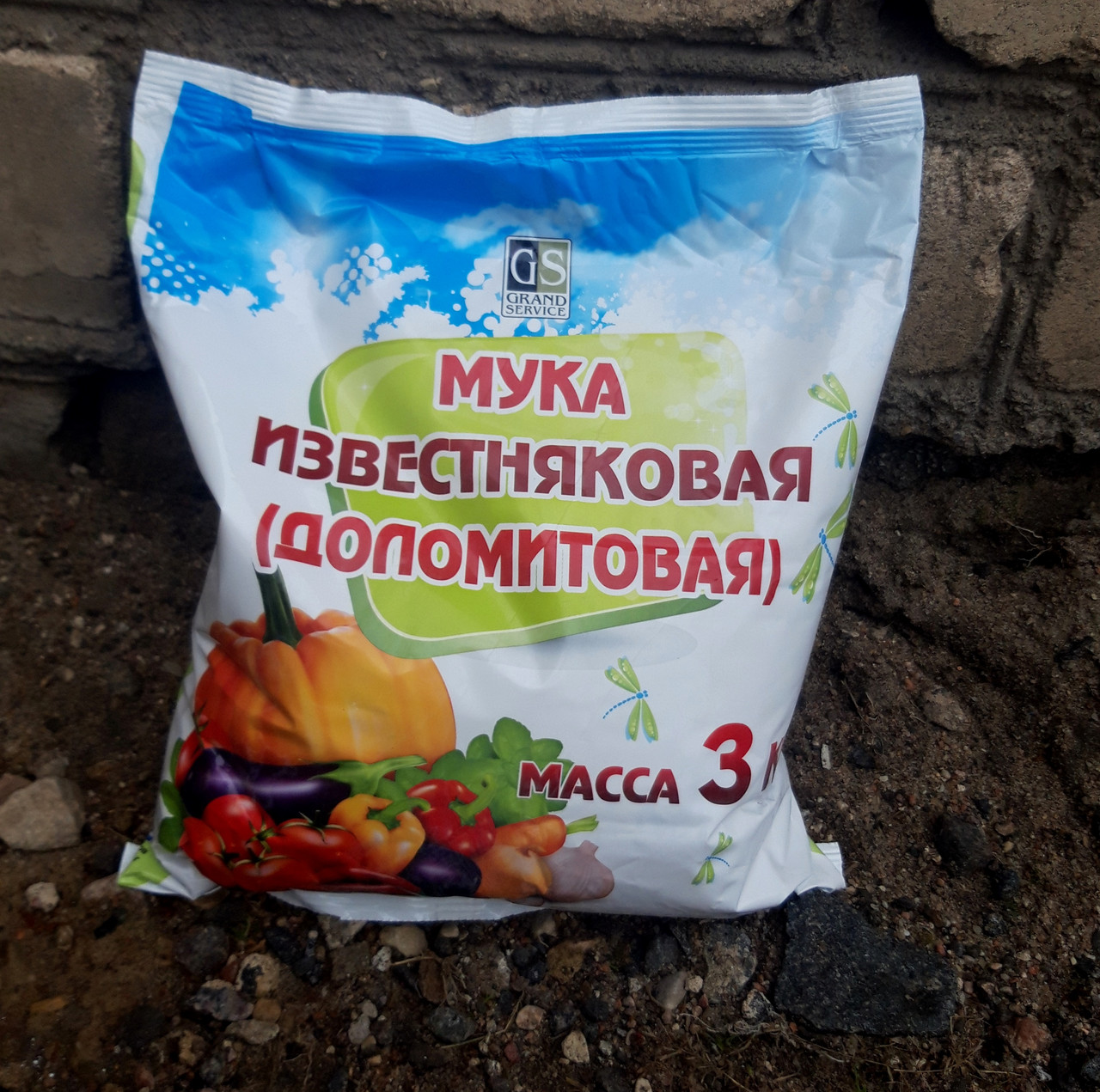 Мука известняковая (доломитовая), 3 кг