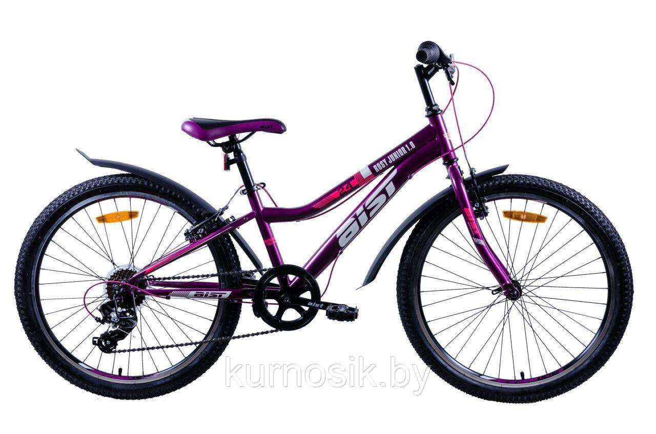Подростковый велосипед AIST Rosy Junior 1.0 24" фиолетовый - фото 1 - id-p147547658