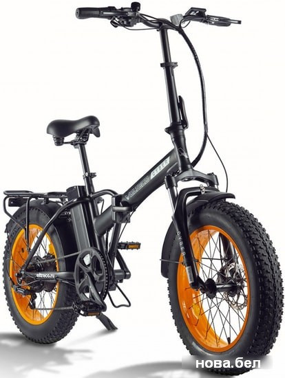 Электровелосипед Volteco Cyber 2020 (черный/оранжевый) - фото 2 - id-p147553892