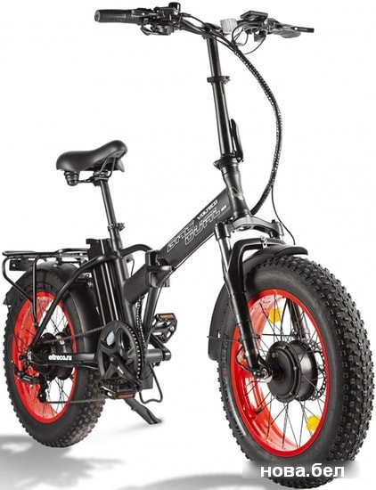 Электровелосипед Volteco Bad Dual 2020 (черный/красный) - фото 2 - id-p147553893
