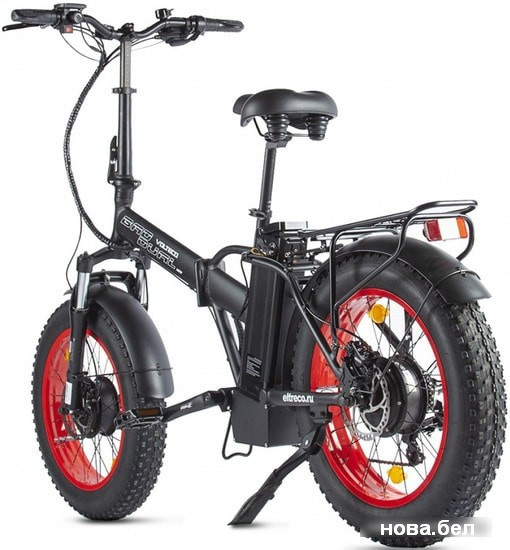 Электровелосипед Volteco Bad Dual 2020 (черный/красный) - фото 3 - id-p147553893
