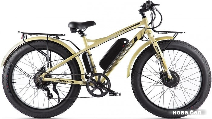 Электровелосипед Volteco Bigcat Dual 2020 (бежевый) - фото 1 - id-p147553894