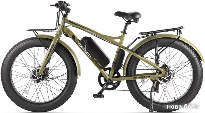Электровелосипед Volteco Bigcat Dual 2020 (бежевый) - фото 4 - id-p147553894