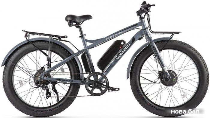 Электровелосипед Volteco Bigcat Dual 2020 (серый)