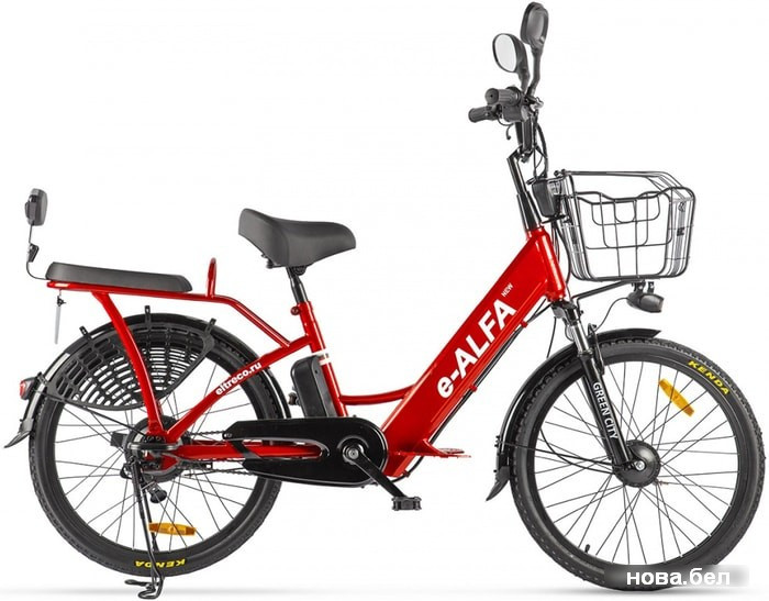 Электровелосипед Eltreco Green City E-Alfa New 2020 (красный)