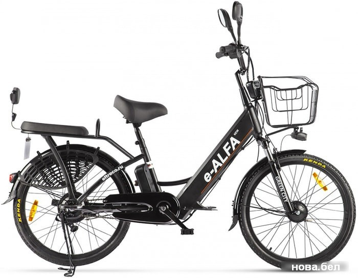 Электровелосипед Eltreco Green City E-Alfa New 2020 (черный), фото 1
