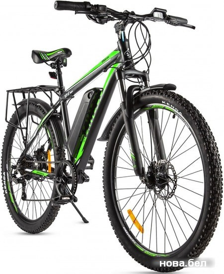 Электровелосипед Eltreco XT 800 New 2020 (черный/зеленый) - фото 2 - id-p147553908