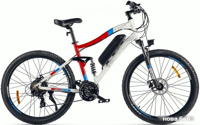 Электровелосипед Eltreco FS-900 2020 (белый/красный) - фото 1 - id-p147553910