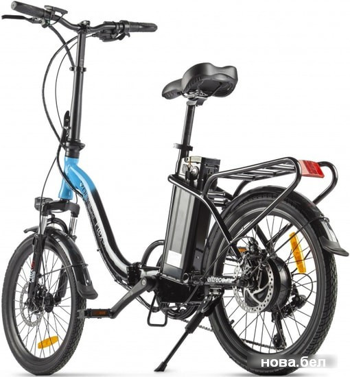 Электровелосипед Volteco Flex Up 2020 (черный/желтый) - фото 4 - id-p147553912