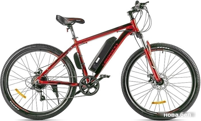 Электровелосипед Eltreco XT 600 D 2021 (красный/черный) - фото 1 - id-p147553915