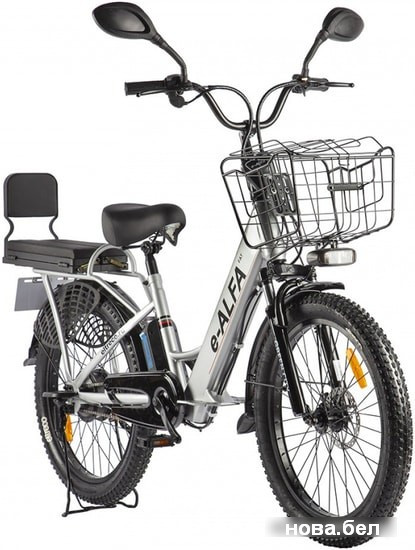 Электровелосипед Eltreco Green City E-Alfa Fat 2020 (темно-серый) - фото 2 - id-p147553916