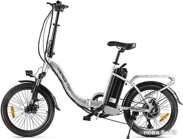 Электровелосипед Volteco Flex 2020 (серебристый) - фото 2 - id-p147553918