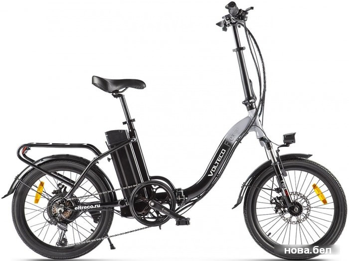 Электровелосипед Volteco Flex Up 2020 (черный/серый), фото 1