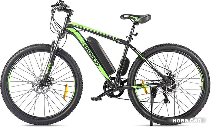 Электровелосипед Eltreco XT 600 D 2021 (черный/синий) - фото 3 - id-p147553959