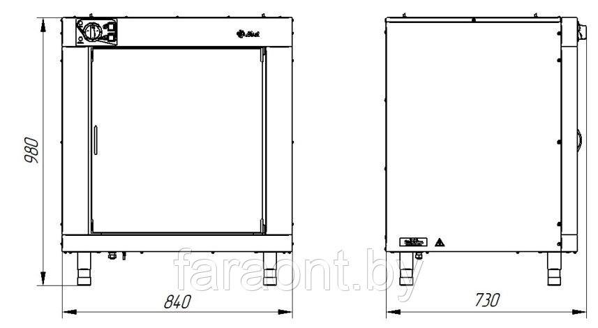 Шкаф расстоечный Abat ШРТ 10-1/1М2 - фото 2 - id-p3415895