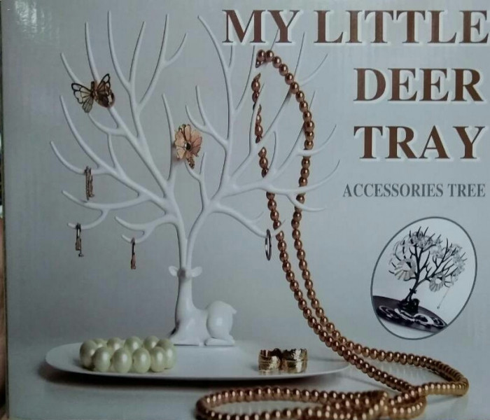 Подставка для украшений олень My Little Dear Tray ( 2 цвета белый, черный) - фото 4 - id-p147562040