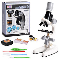 Детский Микроскоп Scientific Microscope  (с 3 объективами 1200х 400х 100х )