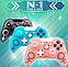 Беспроводной геймпад для Microsoft Xbox One N-1 Pink, радио 2,4GHz, XBox One, PC, PS3, фото 3