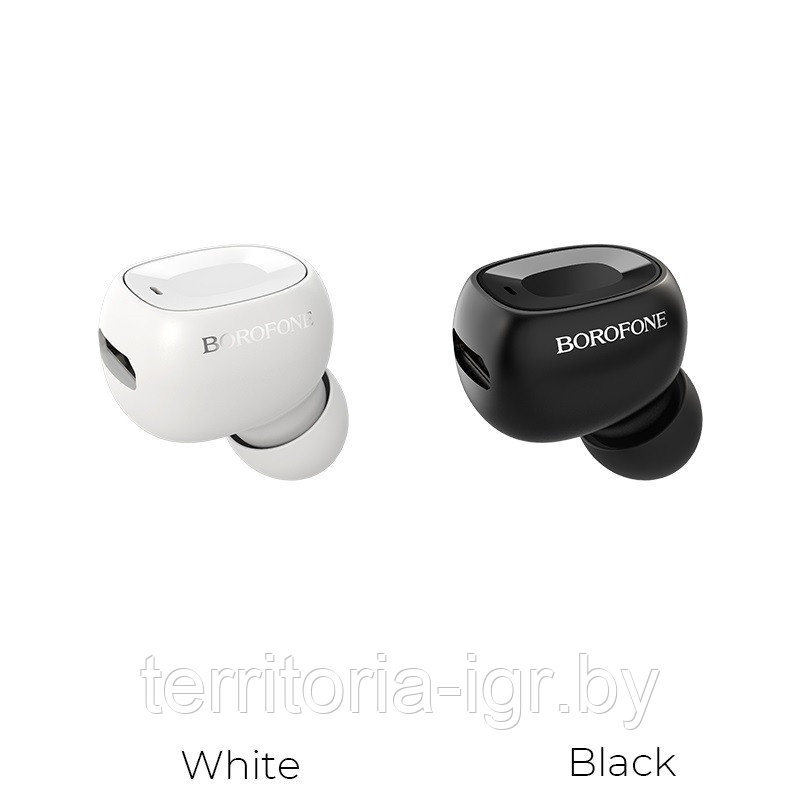Беспроводная Bluetooth-гарнитура BC28 белый Borofone - фото 8 - id-p147562930