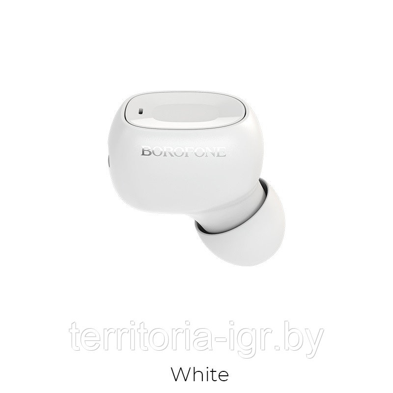 Беспроводная Bluetooth-гарнитура BC28 белый Borofone - фото 2 - id-p147562930