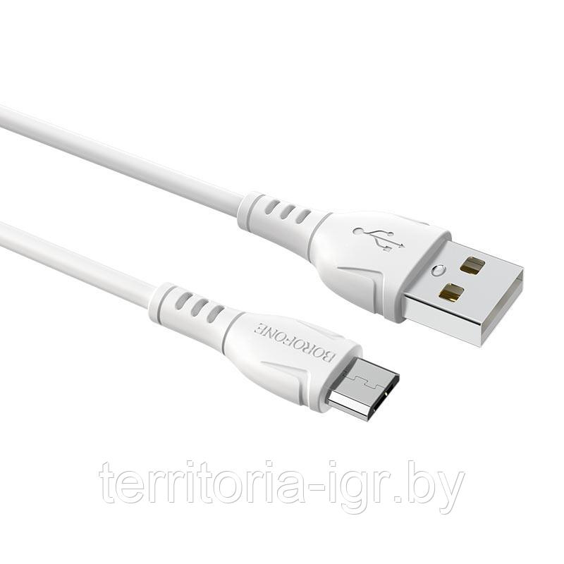 Дата-кабель BX51 Micro USB 1м. 2.4A. черный Borofone - фото 4 - id-p147570547
