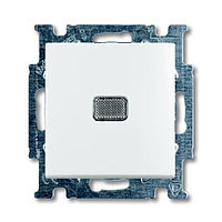 Basic 55 - Выключатель с подсветкой (белый)