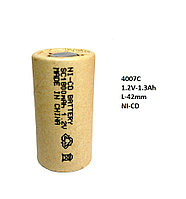 Элемент питания (аккумулятор) NI-CD 4007C 1.2V/2.0Ah/42mm РАСПРОДАЖА