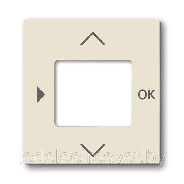 Basic 55 - Лицевая панель для таймеров 6455,6556 и терморегулятора 1098U-101 (шале-белый)