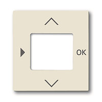 Basic 55 - Лицевая панель для таймеров 6455,6556 и терморегулятора 1098U-101 (шале-белый)