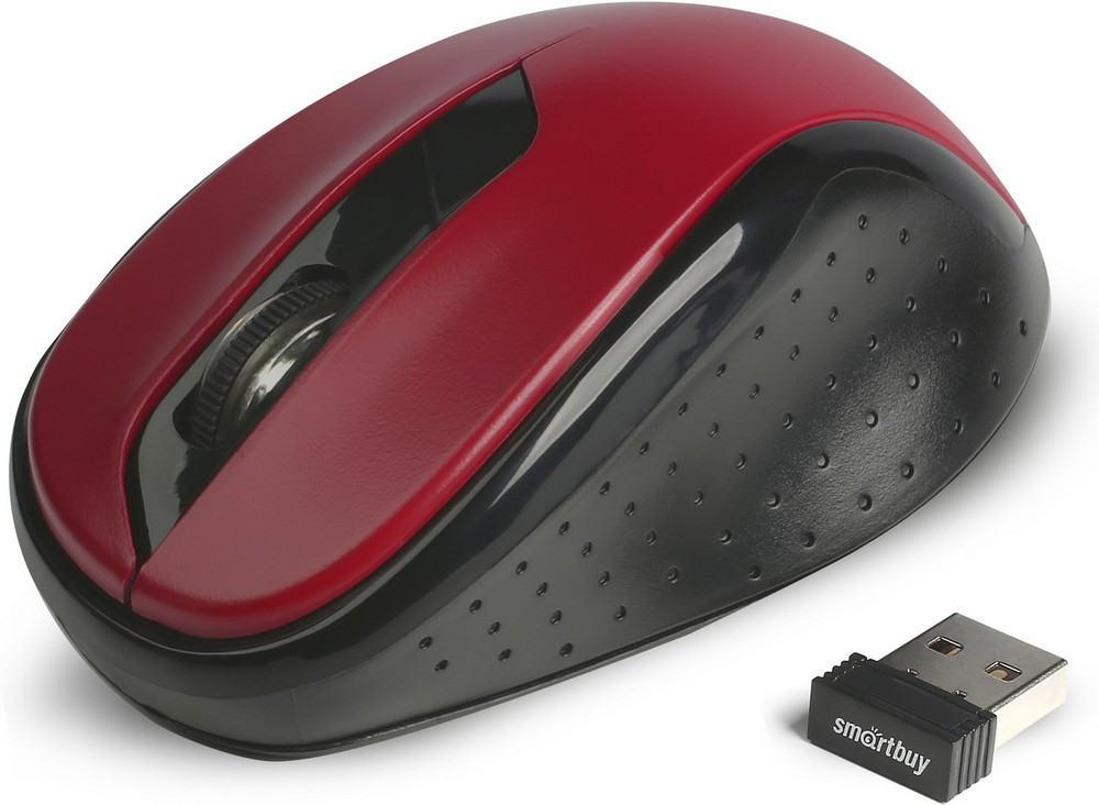 Мышь беспроводная Smartbuy SBM-597D-R Dual Bluetooth+USB Красная