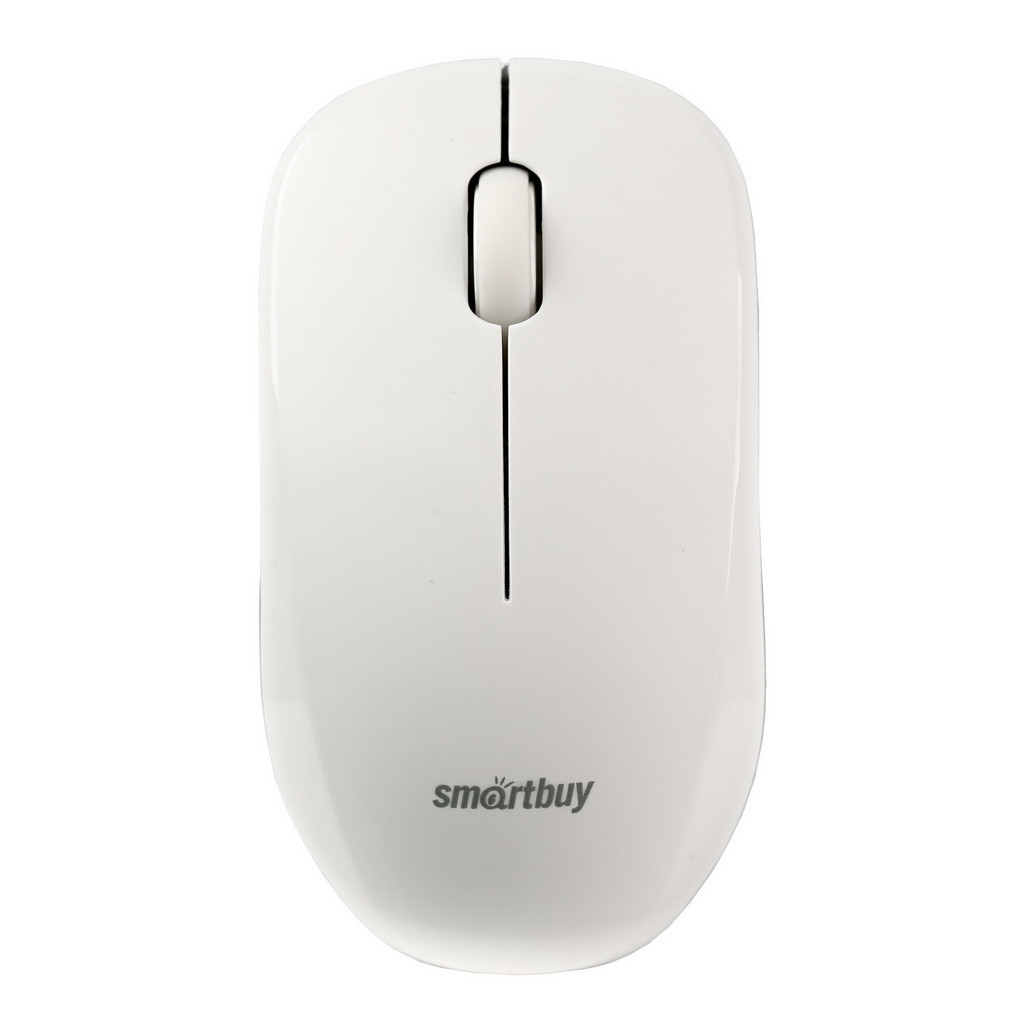 Мышь беспроводная Smartbuy ONE 370 бело-серая (SBM-370AG-WG) / 60