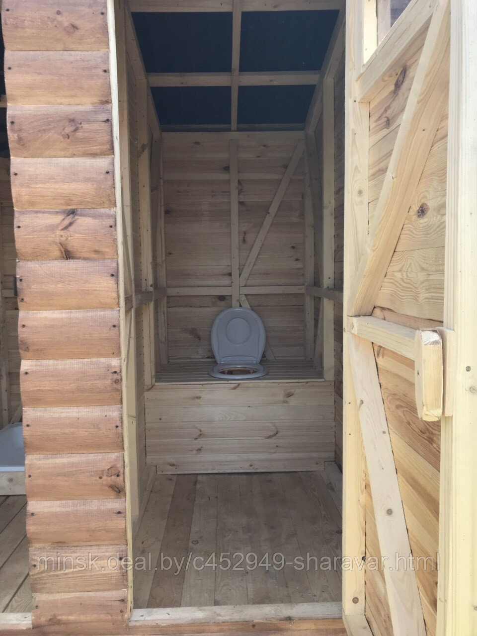 Туалет, душ (хозблок) с террасой под одной крышей 3000х3000 мм №30 - фото 4 - id-p147586798