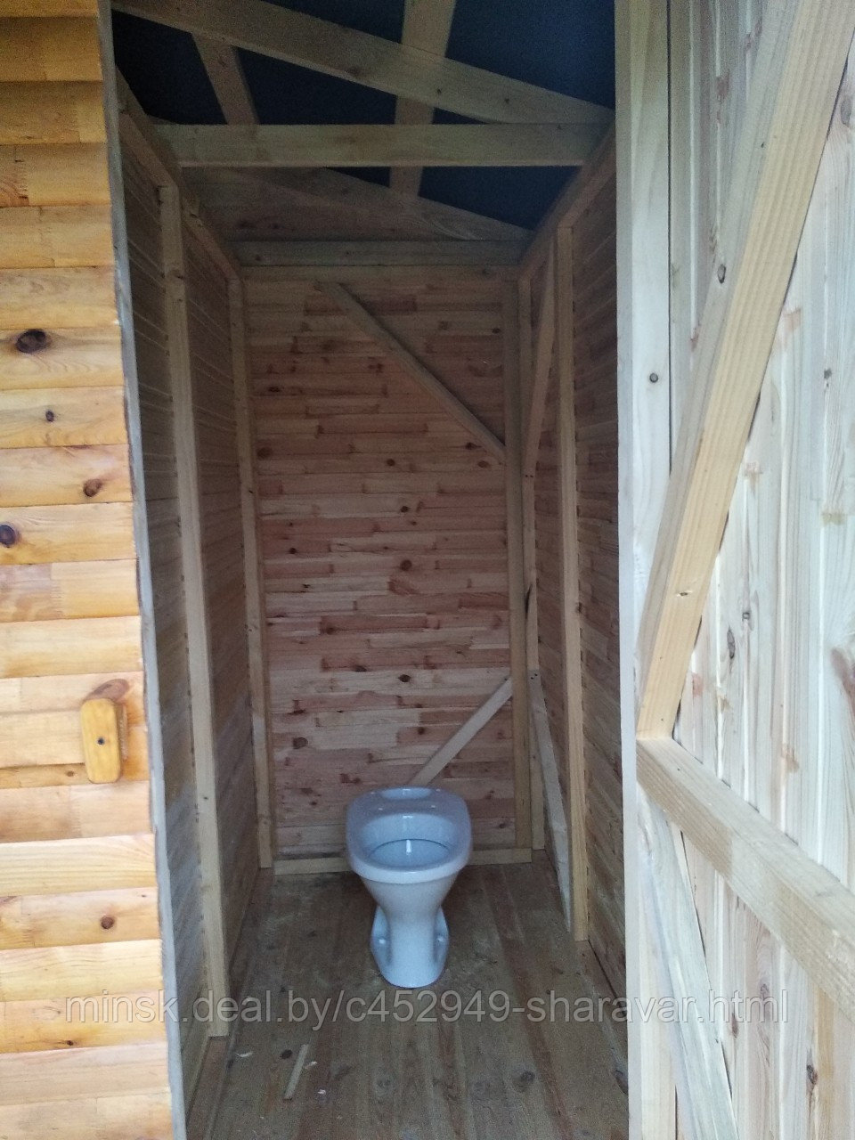 Туалет, душ (хозблок) с террасой под одной крышей 3000х3000 мм №30 - фото 6 - id-p147586798