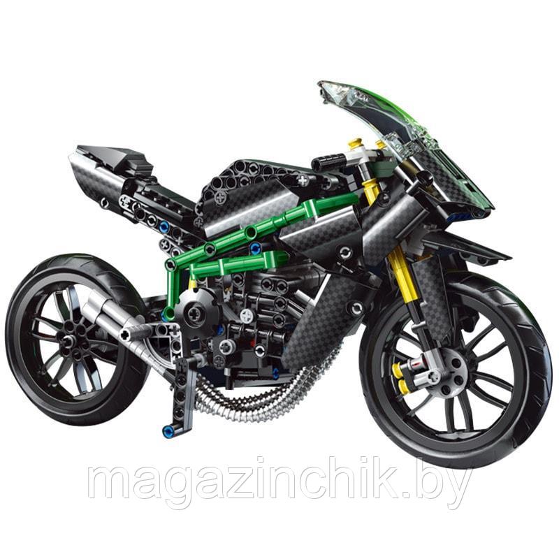 Конструктор Гоночный мотоцикл Кавасаки H2R Ninja MOULD KING 23002 аналог Лего Техник - фото 2 - id-p147586925